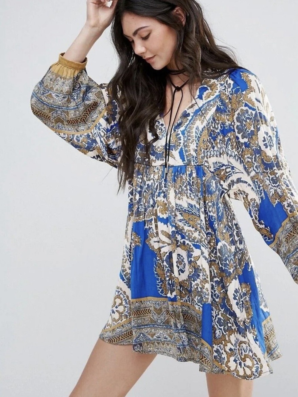 Free People “Say you love me” mini dress size small
